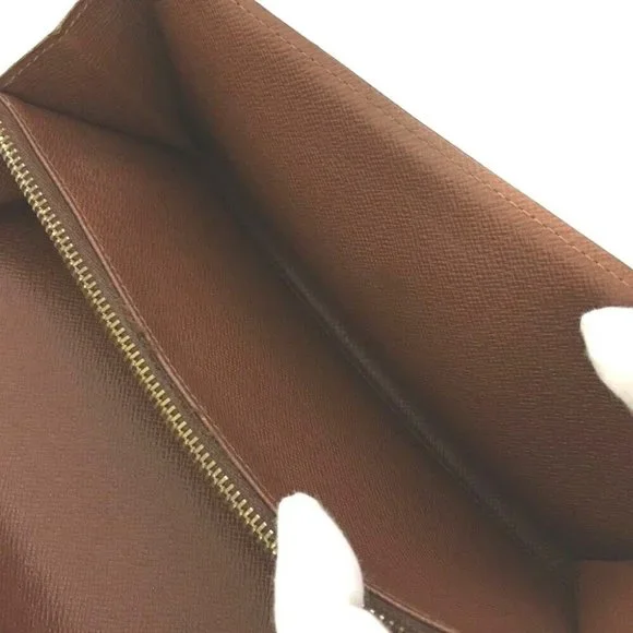 430080F V Louis Vuitton Wallet Long Sarah Bifold Brown Monogram